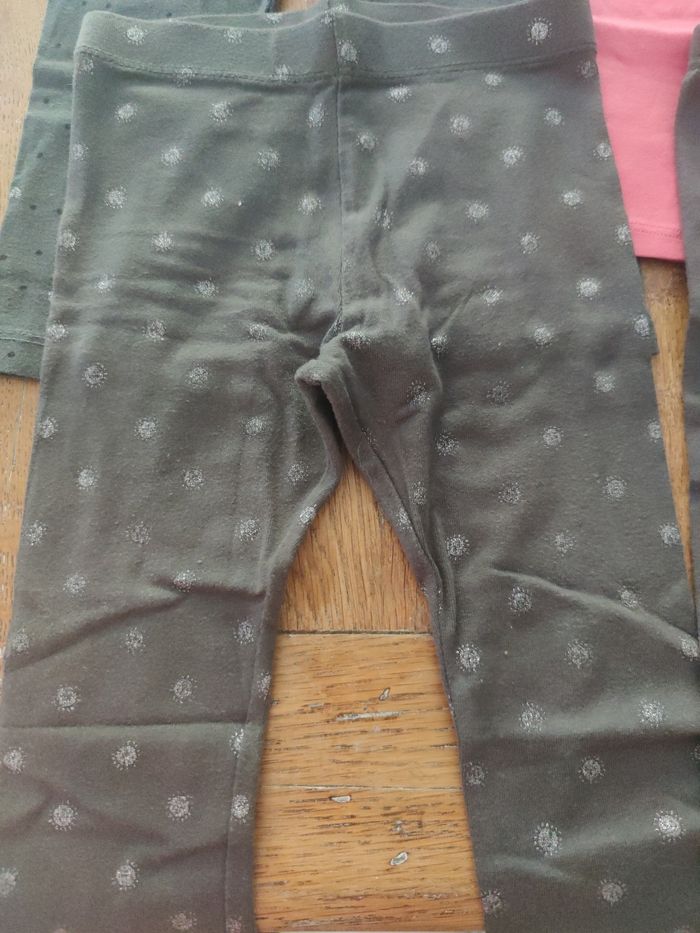 Lot 9 leggings 18 mois - photo numéro 4