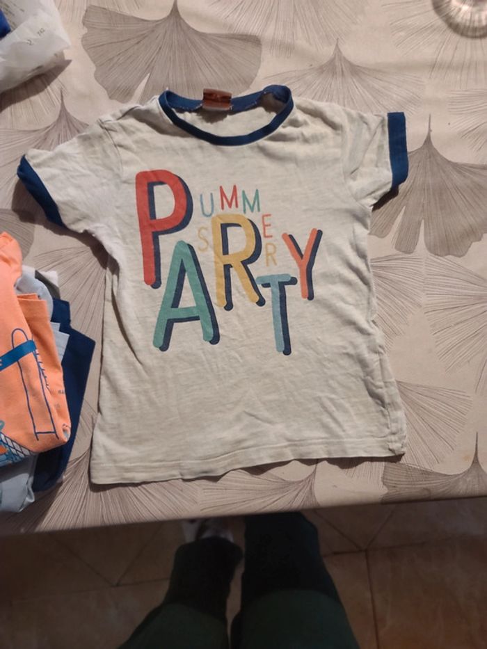 Lot 6 t shirt manche courtes - photo numéro 2