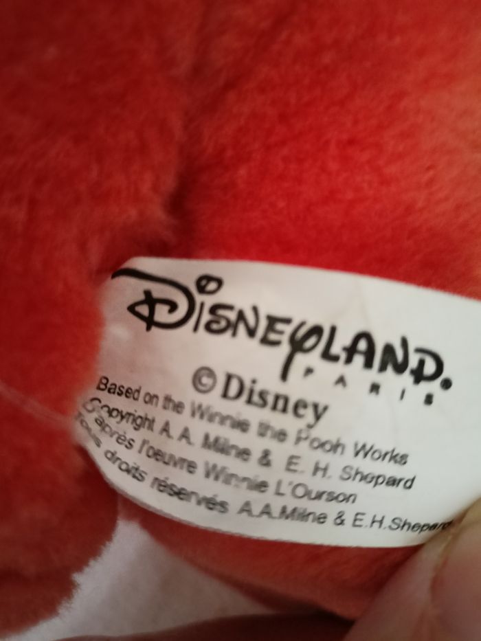 Tigrou et Winnie Disneyland Paris 40 cm - photo numéro 5