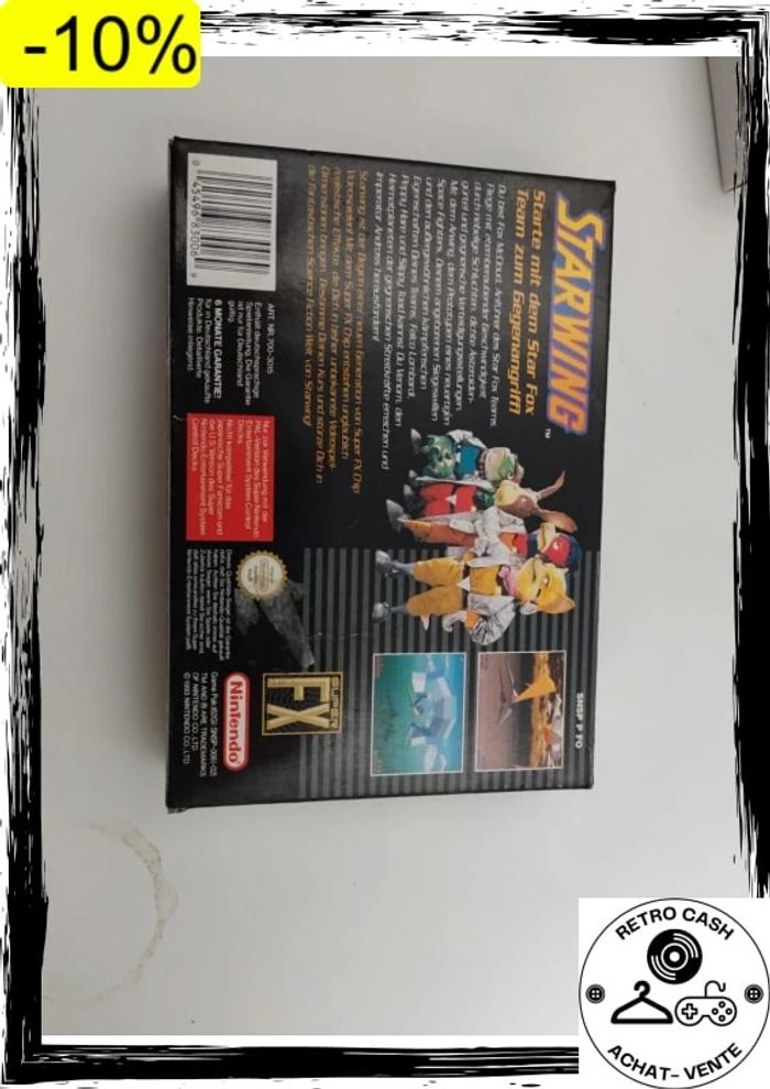 Starwing Super Nintendo snes Complet PAL noe - photo numéro 7