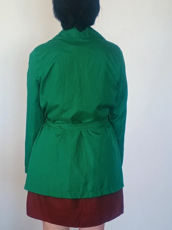 imper vert menthe à ceinture 38/40 - photo numéro 2