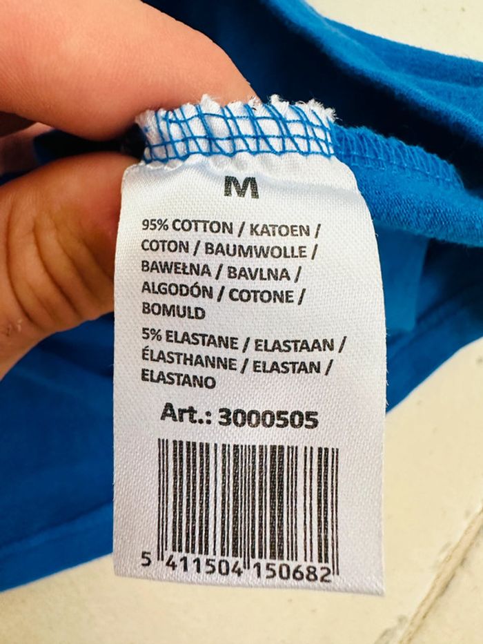 T-shirt bleu manches courtes France - photo numéro 6