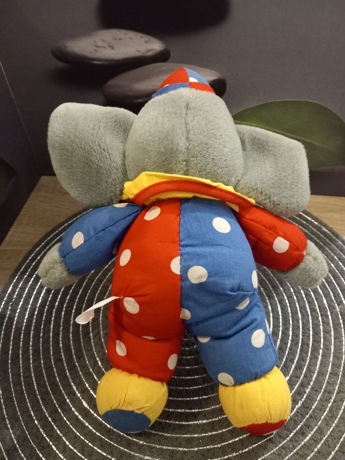 Peluche éléphant Jemini vintage 28cm model le cirque 🎪 - photo numéro 5