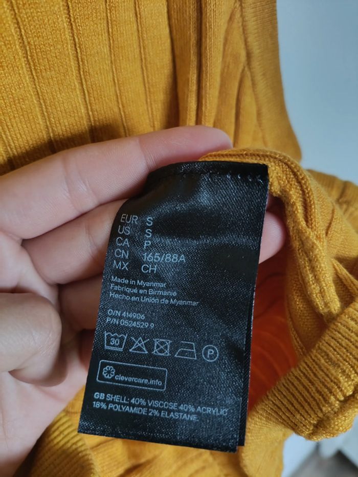 Débardeur côtelé moutarde – Divided (H&M) - photo numéro 5