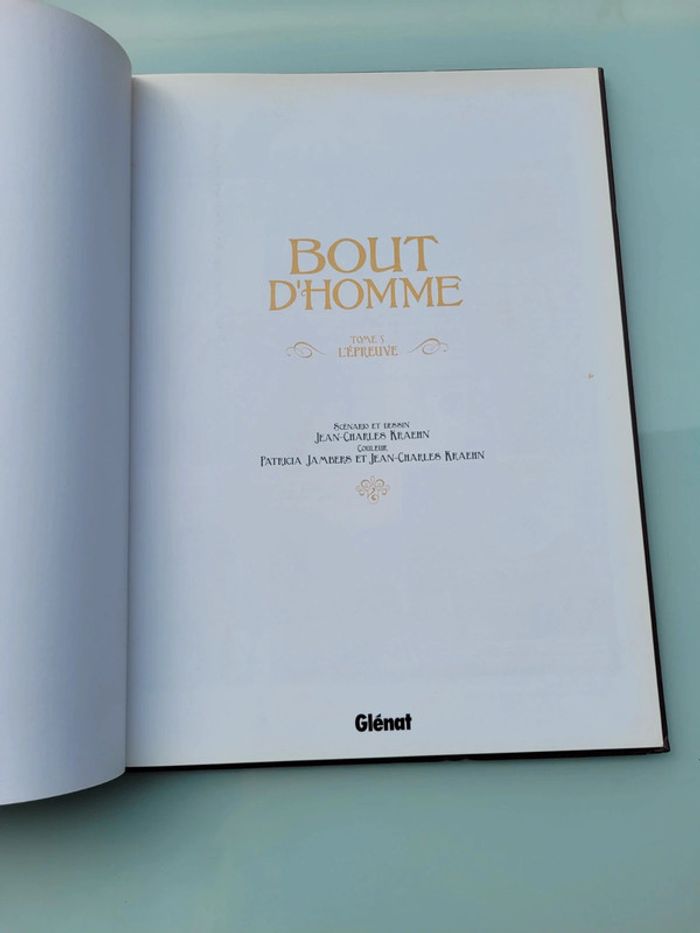 3 BD Bout d'homme, tomes 3, 4 (EO cotées)et 5 (28) - photo numéro 14