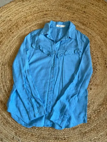 Chemise fluide bleu