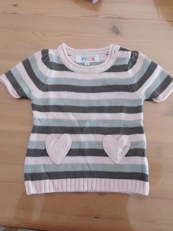 Robe pull rayée