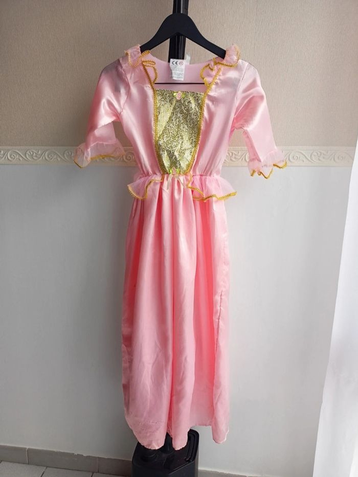 Déguisement Robe de princesse en satin rose M 8-10ans