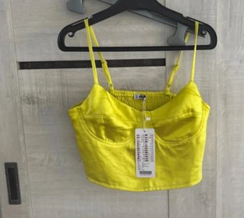 Top court satiné taille XS neuf