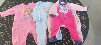 Lot  3pyjamas 6mois