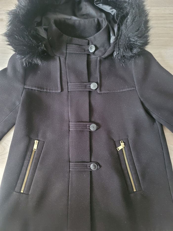 Manteau Zara avec capuche à fourrure détachable - photo numéro 2