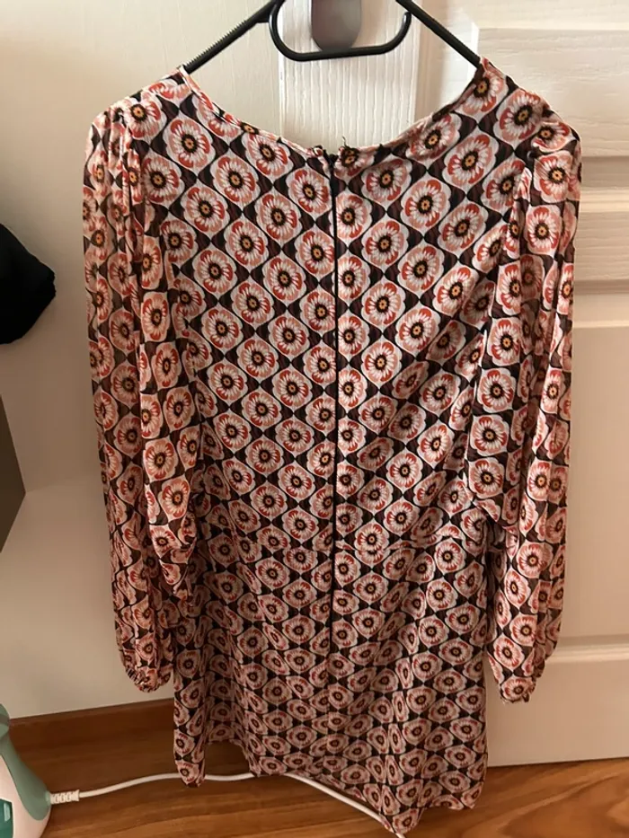 Robe orange rétro - photo numéro 3