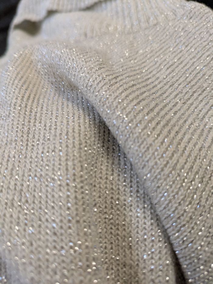 Pull col roulé argenté Gérard Darel - photo numéro 3