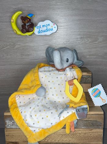 TKS04 doudou éléphant 🐘 trois kilos sept