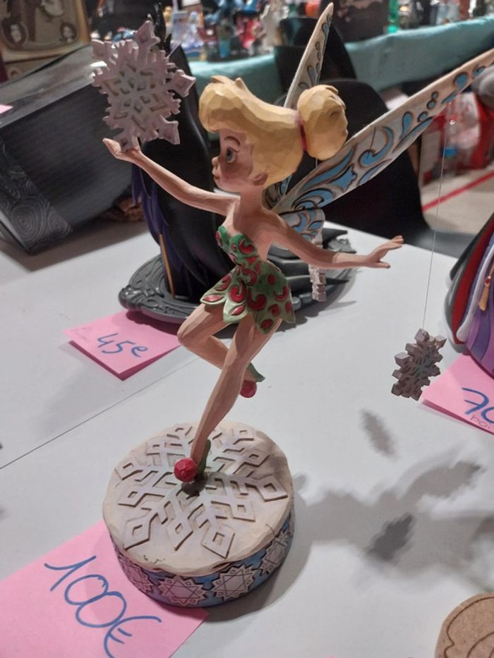 Figurine fee clochette flocon de neige - photo numéro 5