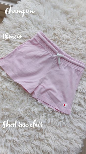 Short rose 18 mois champion