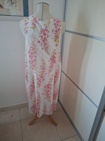 Robe de plage, robe de jardin ,voile de coton, tailleXL