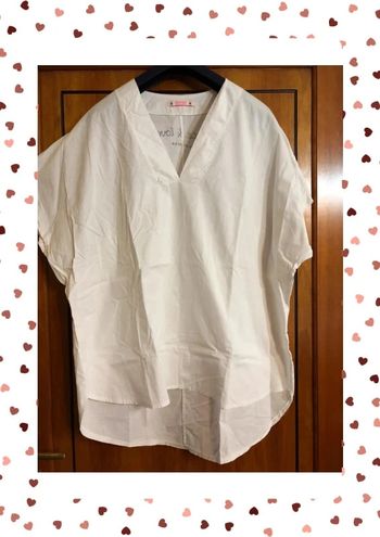 Chemise blanche Chantal B taille unique neuve