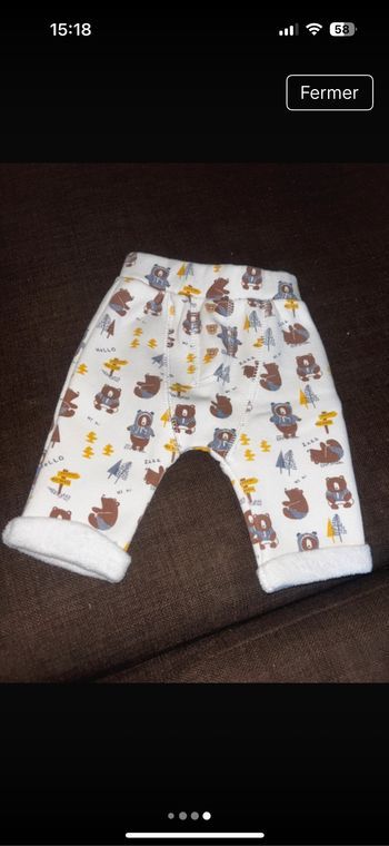 Ensemble body pantalon petit ours