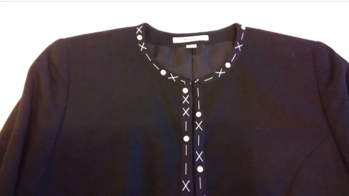 Veste en  lin  noire T36  Burton neuve - photo numéro 2