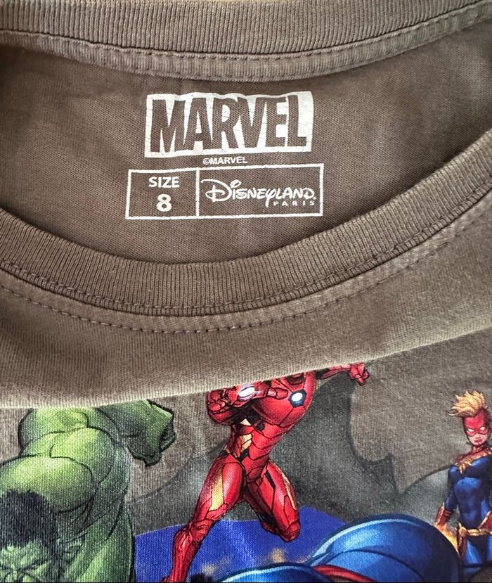 Lot de 2 t-shirts Marvel manches courtes Disneyland Paris - photo numéro 5