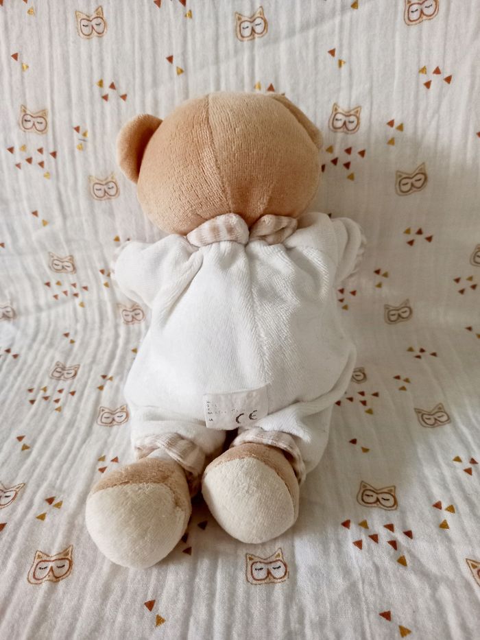 Doudou peluche ours BM Ricani - photo numéro 2