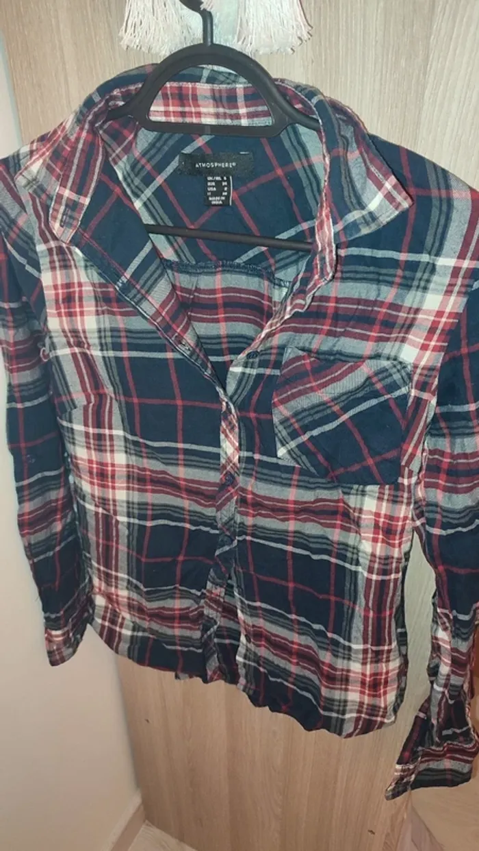 Chemise manches longues 100%coton