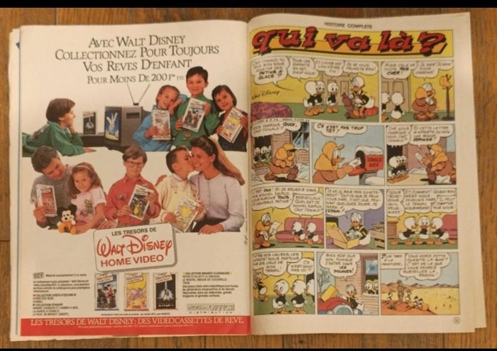 Ancien journal de mickey avec cadeau étoile magique N°1843 - 1987 vintage - photo numéro 9