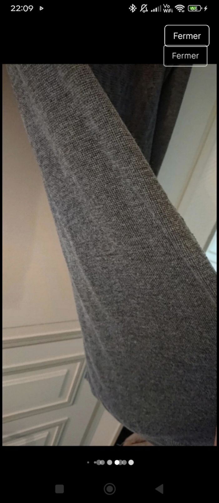 Robe pull grise - photo numéro 5