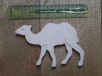 neuf Dromadaire chameau en bois à décorer