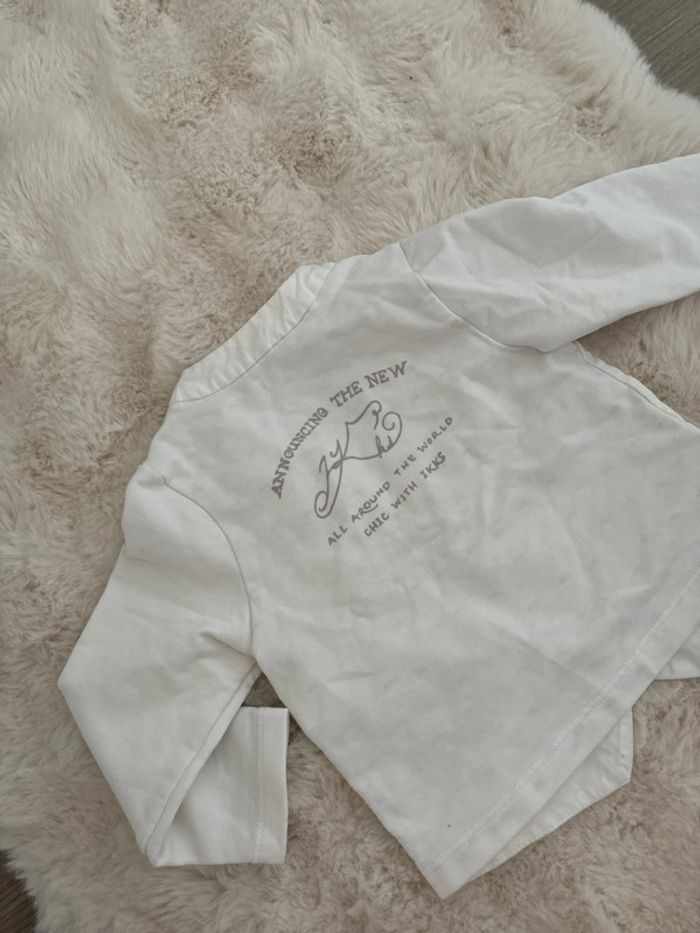 Très jolie blazer chic ikks 18 mois blanc - photo numéro 5