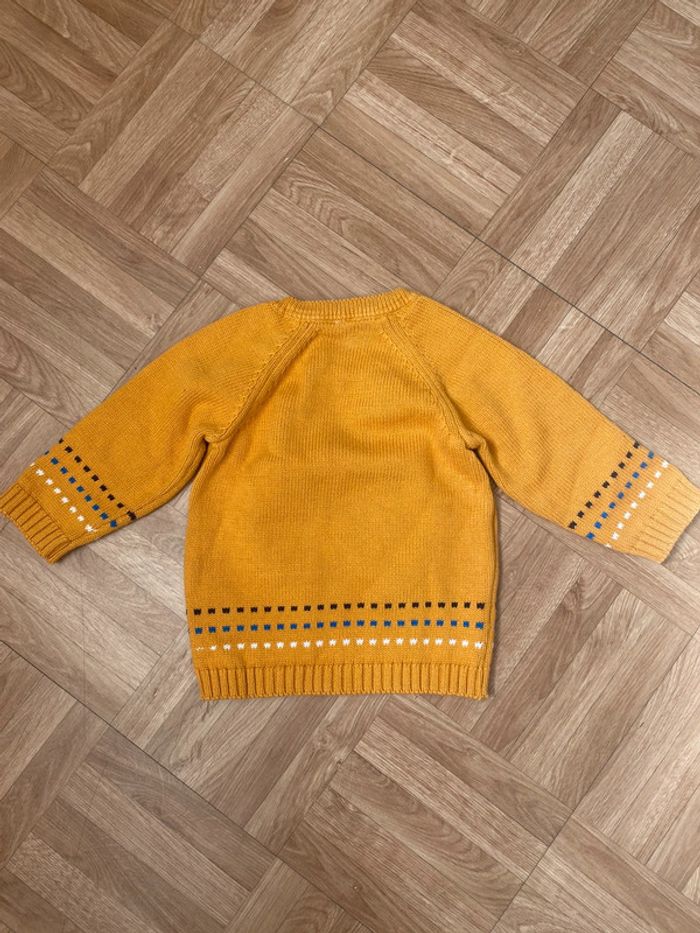 Pull jaune moutarde taille 6 mois Orchestra (NEUF) - photo numéro 3
