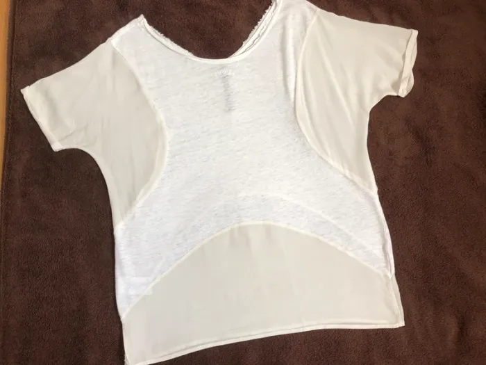 Blouse Cop Copine Bi matière lin et soie - photo numéro 5
