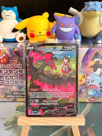 Carte Pokémon officielle Sulfura alternative - astres radieux 