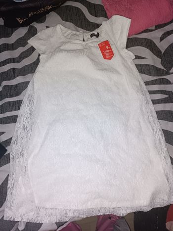 Robe a dentelle fille