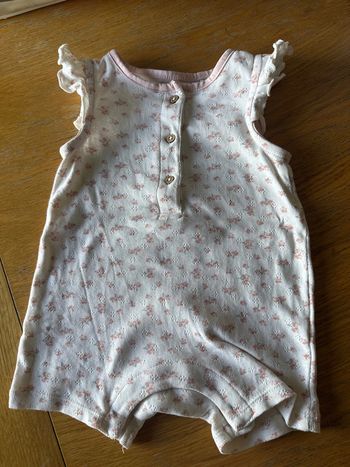 Barboteuse été ajouré 6 mois