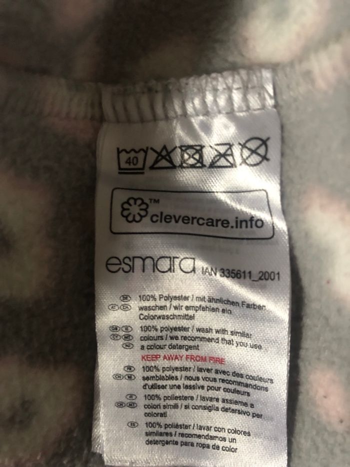 #surpyjama #pyjama #polaire #esmara #34/36 - photo numéro 7