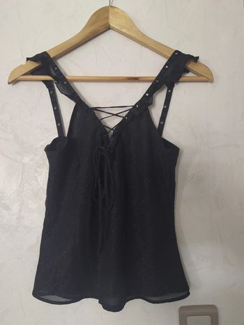 Débardeur fantaisie pailleté