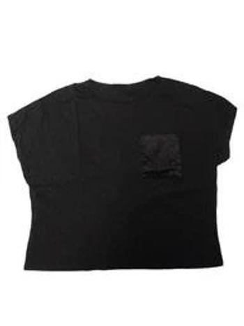 Tshirt noir petite poche - Zara - M