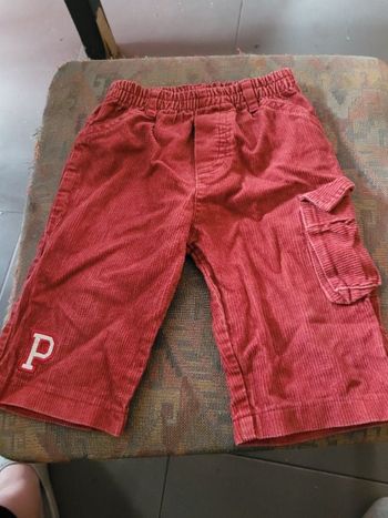 Pantalon velours 9 mois