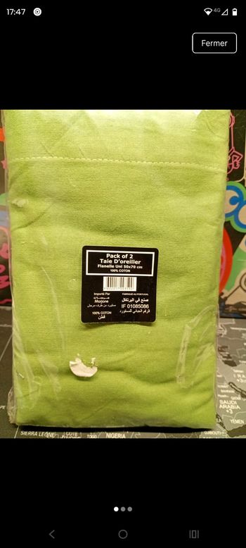 2 taies d oreiller en flanelle 