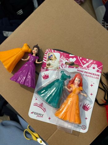 Petites figurines princesses 