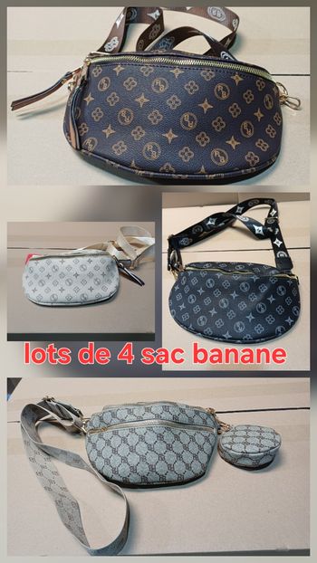 Lots de sac banane 4 pièces pour revendeur