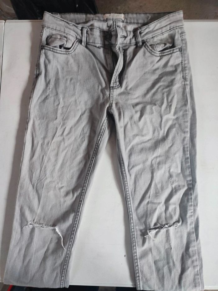 Jean stradivarius gris