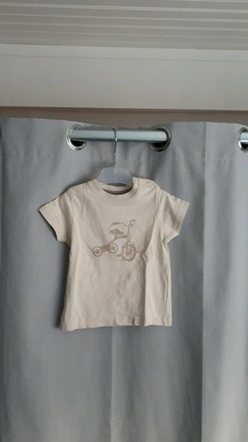 T-shirt garçon 18mois crème beige kid kanaï