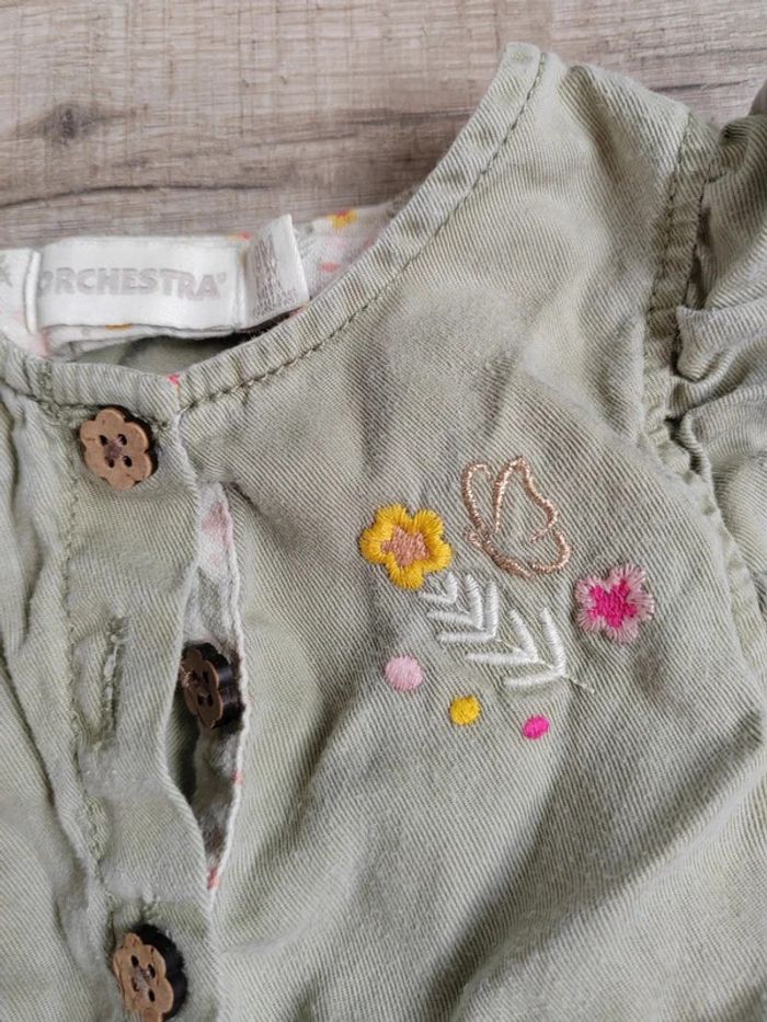 Combishort motif fleur - photo numéro 3