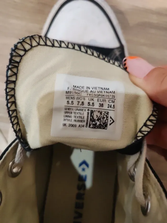 Converse noir taille 38 - photo numéro 6