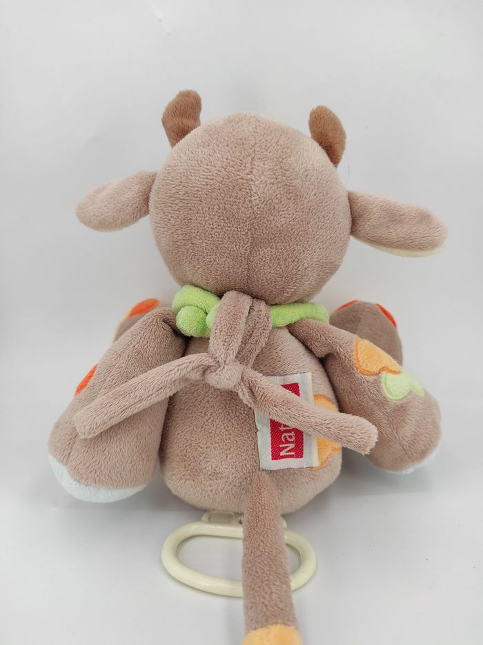 Peluche musicale Vache Beige Nattou - photo numéro 2
