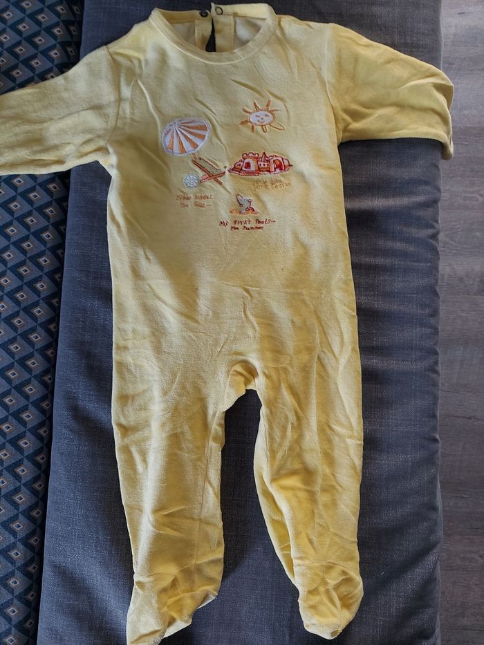 Pyjama velours 12mois