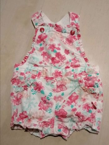 Superbe salopette short 3 mois